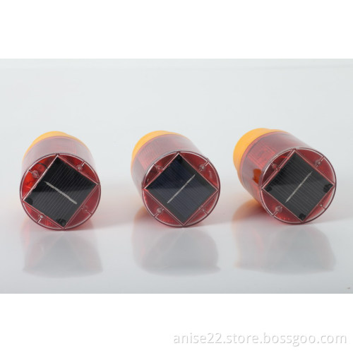 LED solar warning strobe lights for cart traffic and road safety
